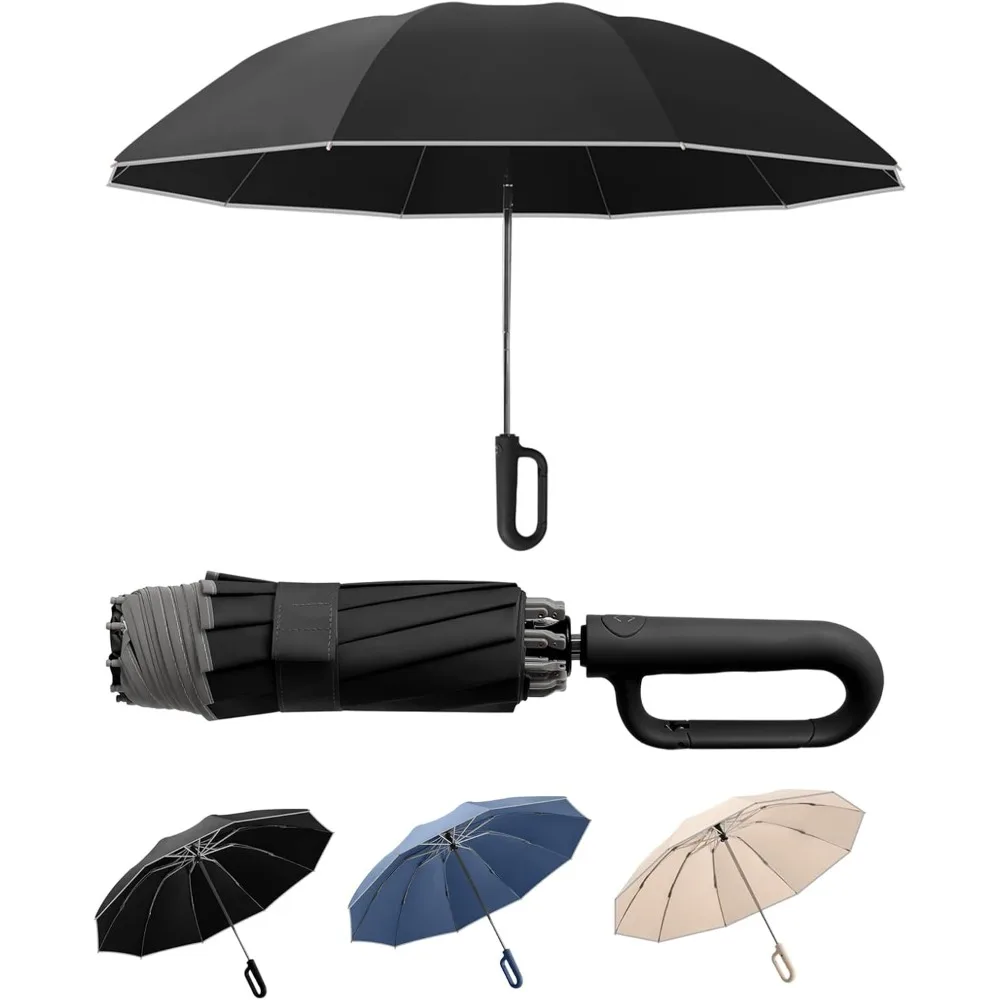 Extra-large sun umbrella, folding umbrella, suitable for both sunny and rainy days, women's sun protection and UV protection.