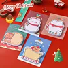 5Pcs/Lot Kawaii Cartoon Little Bear Christmas Post Sticky Notes Cute Bear Sled Snowmen Memo Pad School Office Pasted Notebook 1