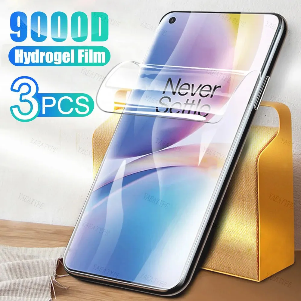 

3PCS Hydrogel Film For OnePlus Nord 2 2T N10 N20 N30 CE 2 3 Lite Ace 2V Screen Protector For One Plus 10T 10R 9 9RT 8T 7T Film