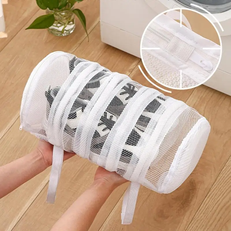

Net Dirty Shoes Storage Pouch Hangbag Shoes Laundry Bag Sneakers Wash Protection Sleeve Slippers Washing Bags New Mesh Bag