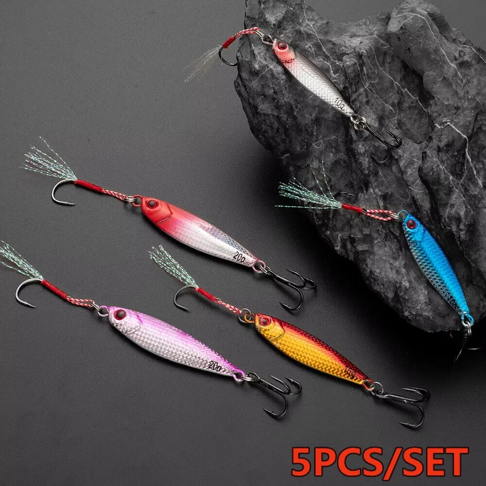 4 X Sandaal Angeln Jighead  Weichfischkder Fr Barsch, Kabeljau & Pollock   Salzwasser Geeignet Savage Gear Lure Box