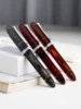 Majohn V60 Transparent Red  Triangular Piston Resin Fountain Pen Ink Writing Pen School Office Business Stationery Supplies Gift 1