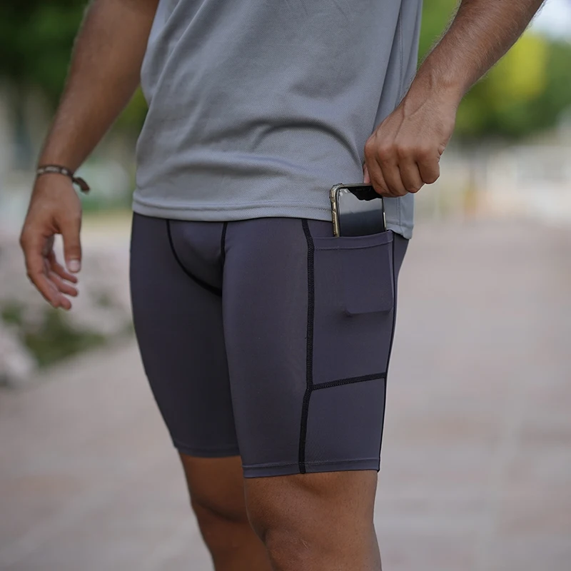 Sports Shorts Quick Drying Shorts Jogging Shorts Sport Shorts Running Shorts Casual Shorts Men's Compression Shorts Cool Dry Running Base Layer Shorts with Phone Pockets for Running Training Workout Gym