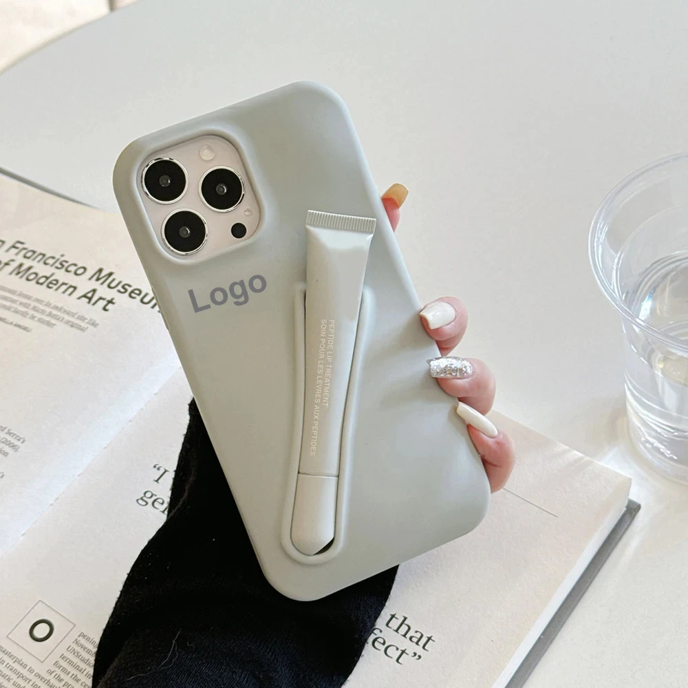 

Fashion 3D Lipgloss Make-up Soft Silicone Phone Case for iPhone 13 14 15 Pro Max Creative Shockproof Soft Smartphones Cover