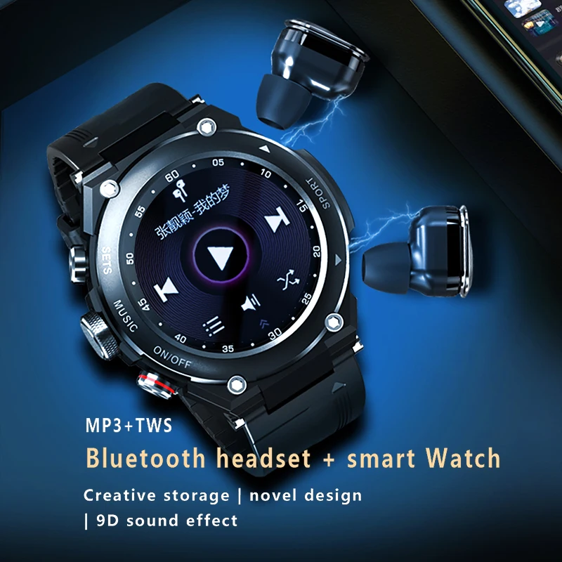 Смарт-часы T92 2 в 1 TWS Bluetooth 5 28 дюйма |