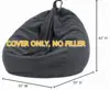 Stuffed Animal Storage Bean Bag Chair Cover (No Filler) Washable Soft Corduroy Cover for Adults Teens Organizing Plush Toys 6