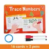Montessori Tracing Practice Flash Cards for Preschoo Kindergarten Toddlers 3-6 Handwriting Chart Magic Practice Copybook 6