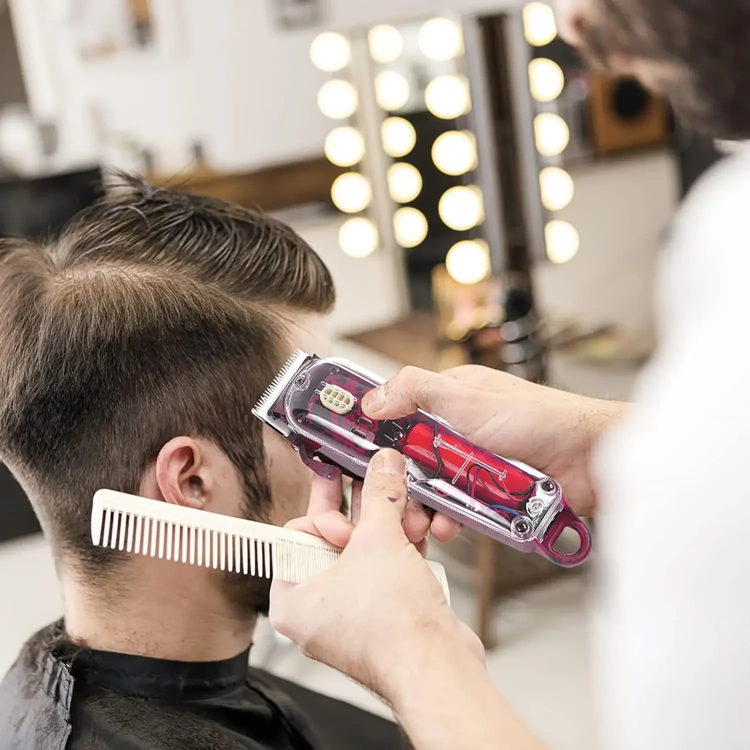 Electric Hair Trimmer Pet Grooming Clipper 5pc Full Housing Combo Complete Clipper Shell for wahl 5-Star Series Magic Clipper Cordless 8148 for wahl Designer Cordless 8591