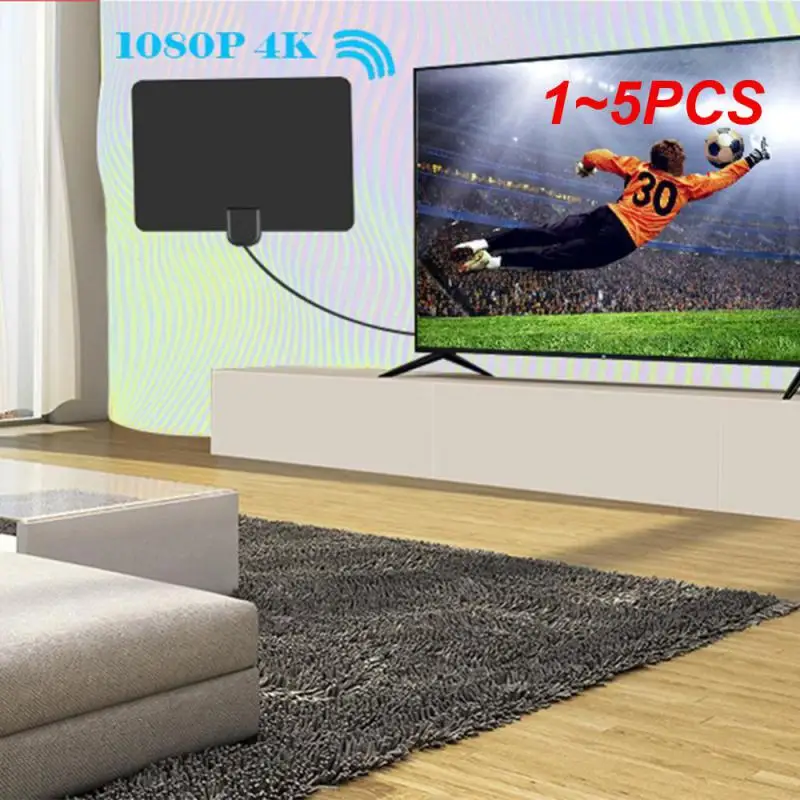 

1 ~ 5 шт. миль Smart TV антенна 8K 4K DVB-T2 HDTV цифровая антенна паук внутренняя автомобильная антенна с усилителем для бесплатного канала