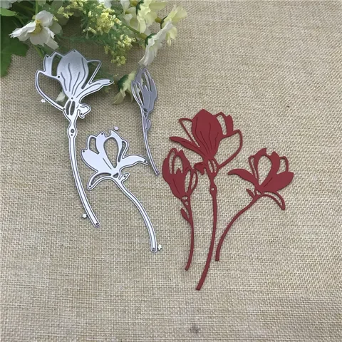 

3Pcs Flower decoration Metal Cutting Dies for DIY Scrapbooking Album Paper Cards Decorative Crafts Embossing Die Cuts