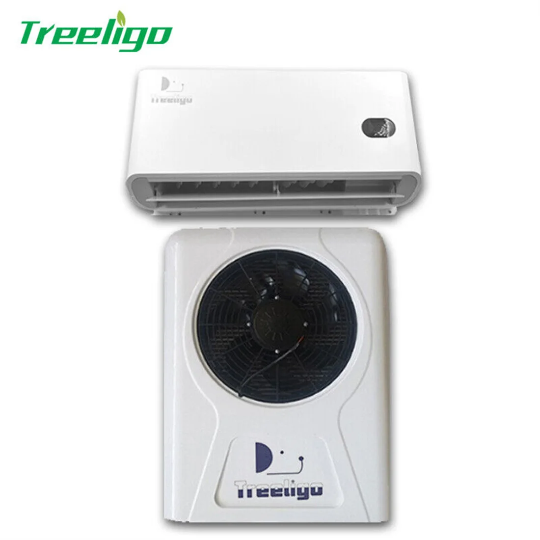 Treeligo 10500BTU Truck Electric Parking Air Conditioner 12v Bus RV Caravan Camper Van