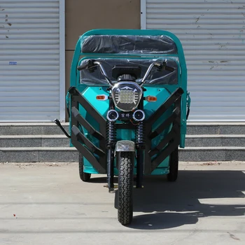 Nuovo Triciclo Elettrico 1000W per Uso Familiare, Veicolo Elettrico a 3 Ruote con Cestino Posteriore