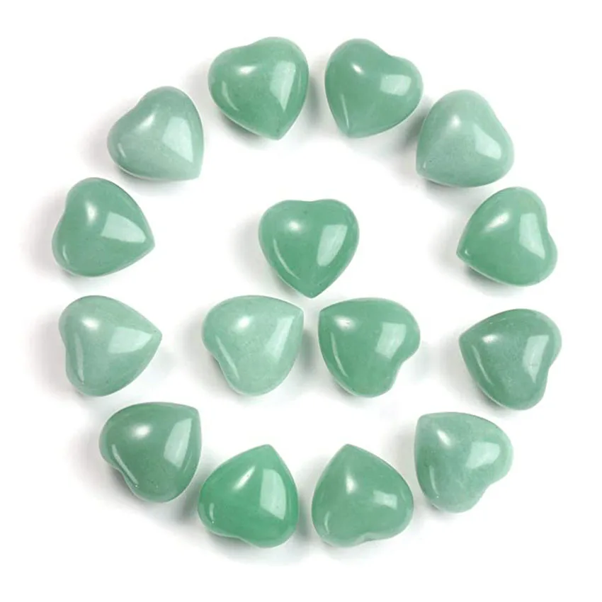 15 Pcs Natural Healing Crystal Rose Quartz Heart Love Stones Set Bulk Polished Pocket Palm Thumb Chakra Reiki Balancing Gifts