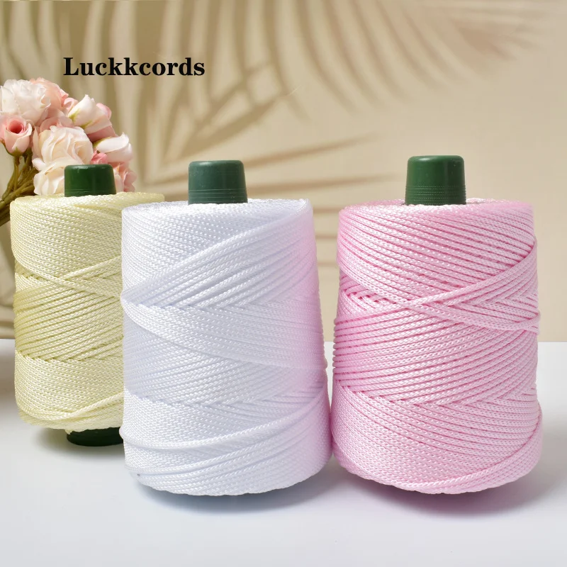 

Luckkcords 250g Light Body Ice Silk Thread Ice Hemp Thread Summer Sun Hat Hook Bag Seat Cushion Hollow Bright Silk Coarse Yarn