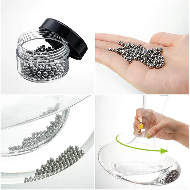 Poignée en bambou mousse souple bouteille de vin narguilé Machine à repasser whisky verres à pied brosse de nettoyage de la poussière ensemble Flexible nettoyant 6