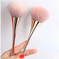 Rose Gold Powder Blush Brush Professional Make Up Brush Large Cosmetic Face Cont Cosmetic Face Cont brocha colorete Make Up Tool 1