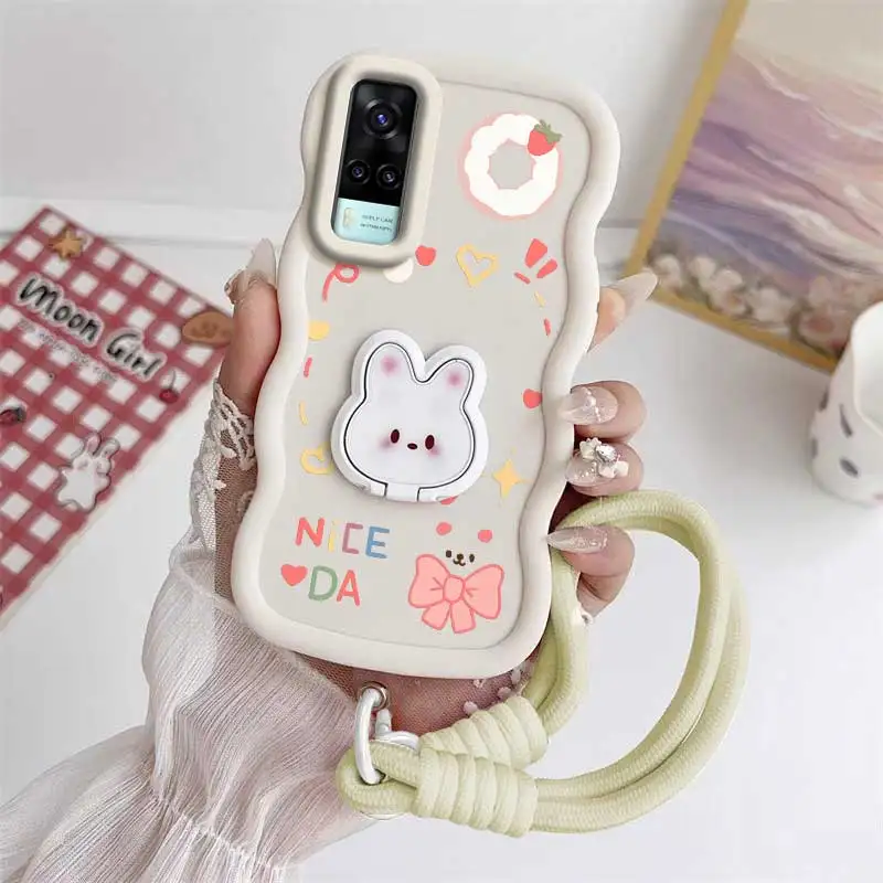 Lucky Day Phone Case Set with Lanyard and Rabbit Stand