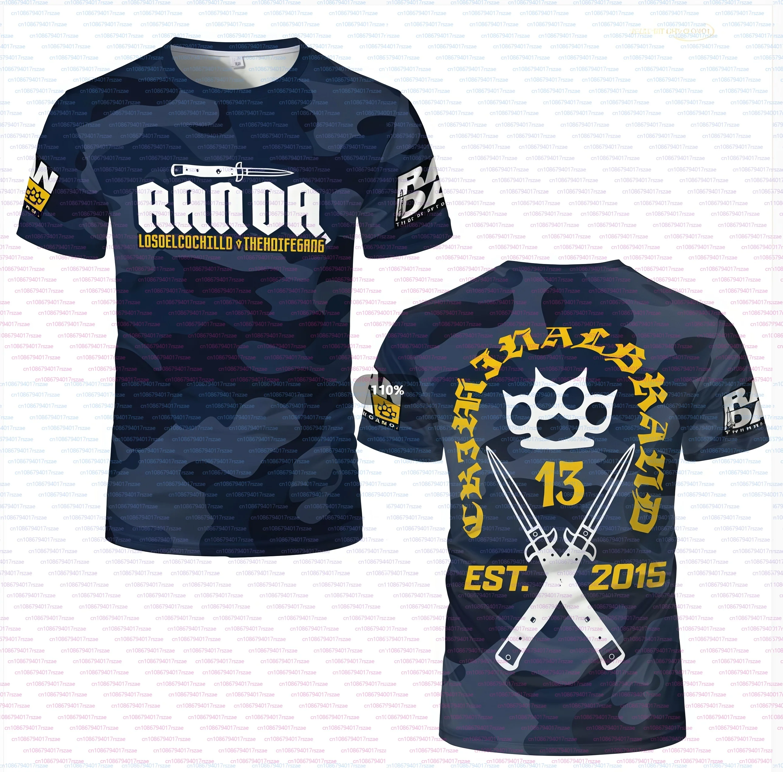 Ropa deportiva transpirable con estampado 3D de boxeo RANDA para hombre ...
