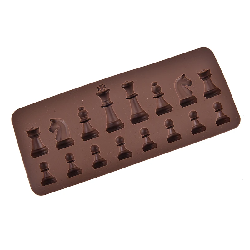 International Chess Shape Silicone Mold DIY Clay Epoxy Resin Mold Pendant Molds Entertainment for Chess Silicone Molds