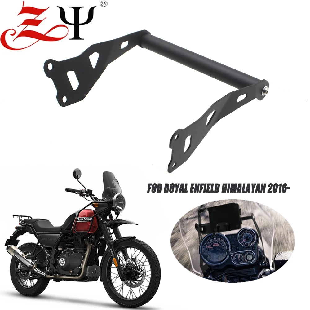 Moto Gps Smart Phone Parabrezza Navigazione Gps Piastra Staffa Adapt Holder Per Royal Enfield Himalayan 2016 2017 2018-2021