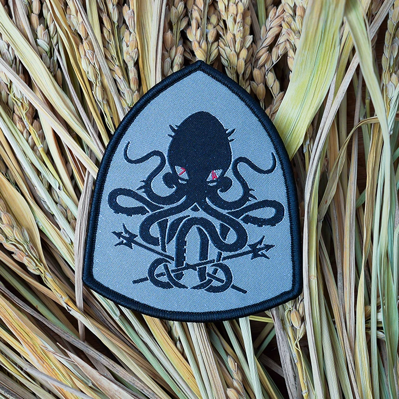 TSNK Embroidery Patch"SEAL TEAM/LIST/Octopus" Tactial Patch Badge 4
