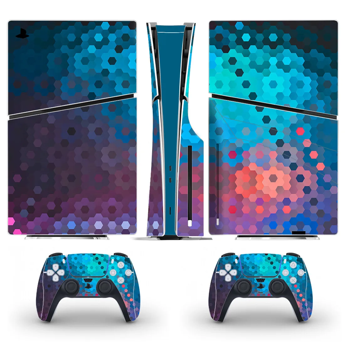 Custom Design Ps5 Slim Disc Skin Sticker Protector Decalcomania Cover Per Console Controller Ps5 Slim Disk Sticker Vinyl