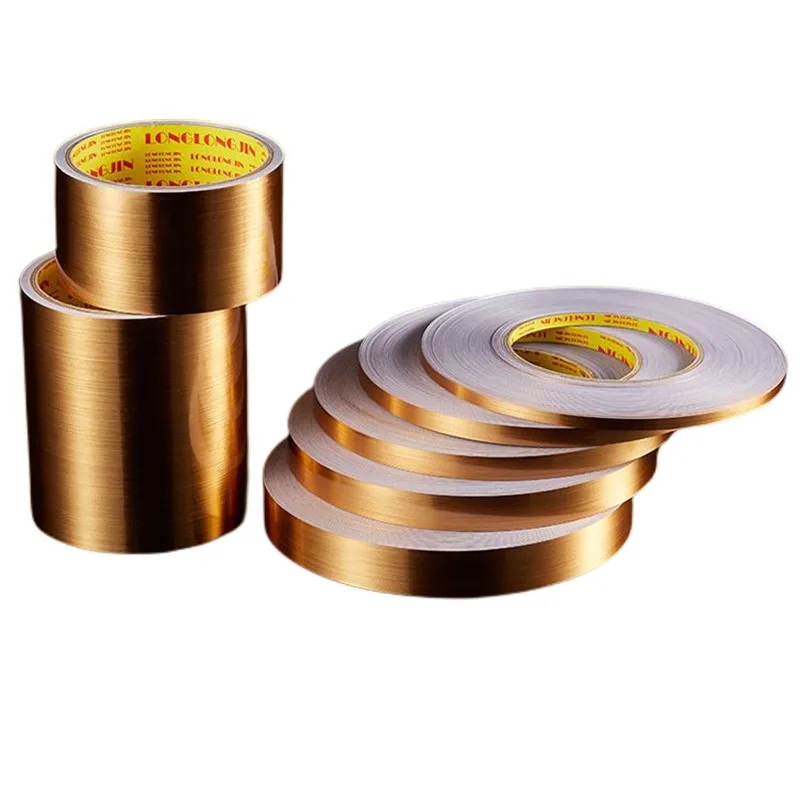 Elegant Metallic Self-Adhesive Tile Gap Sealing Strip - Waterproof Decor Sticker