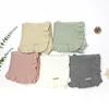 Solid Color Knitted Acrylic 70 by 90 Cm Baby Boys & Girls Swaddle Blanket Newborn Infant Security Blanket For All Seasons 1