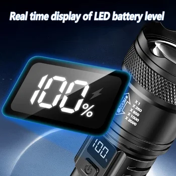 Rechargeable LED Tactical Flashlight 5