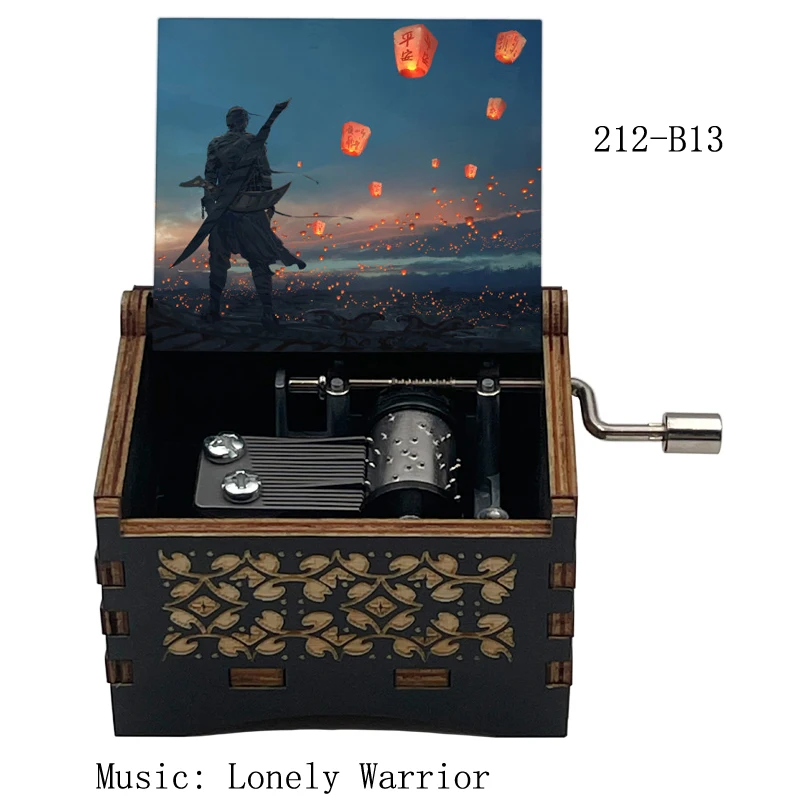 Lonely Warrior Hero Game Music Box Anime Main Theme Chinese Version Musical Gift for Fans Friends Birthday Party Decoration