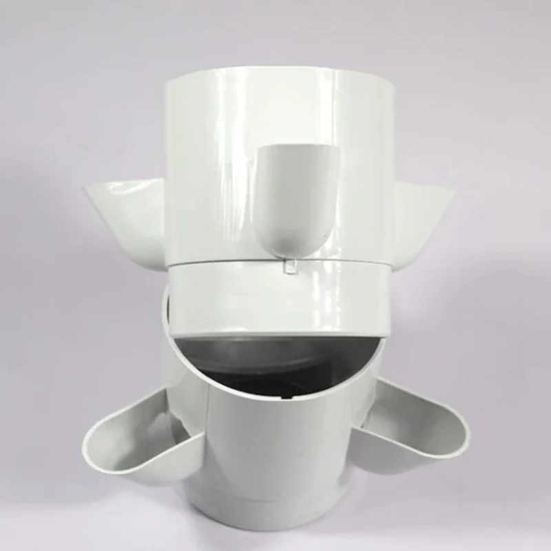 DIY Hydroponic Colonization Cups PP Balcony Dimensional Planting Column Overlapping Detachable Soilless Cultivation Equipmen