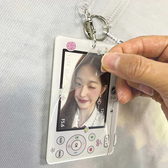 Kpop Accessoires Porte-cartes Photo K-pop En Peluche Avec Porte
