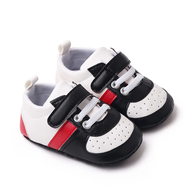 Infant Baby Cute PU Leather Girls Boys Shoes Casual Anti-Slip Breathable Shoes Soft Sole Toddler First Walking Shoes 0-18M 2025 4