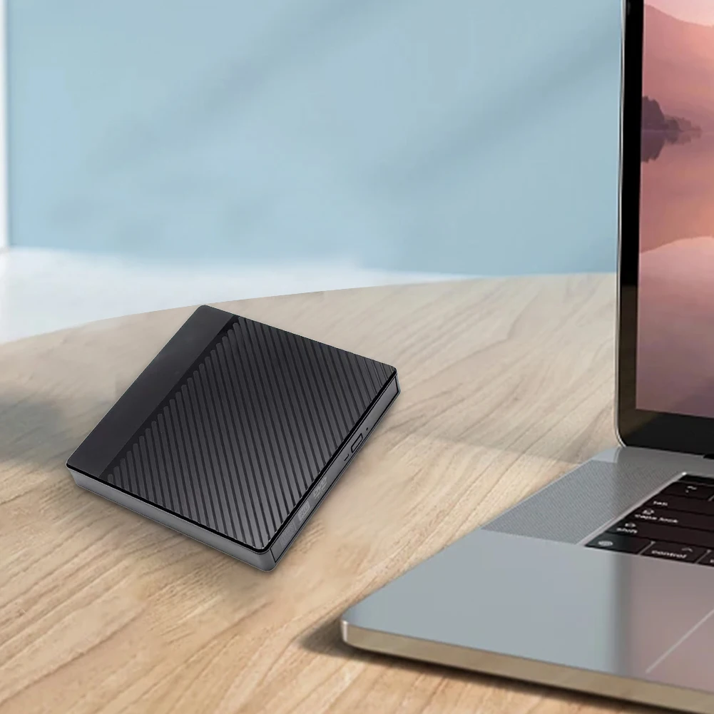 노트북 노트북 버너용 광학 드라이브 외장 인클로저, USB 3.0 C 타입 DVD CD 드라이브 박스, 9.5mm, 12.7mm