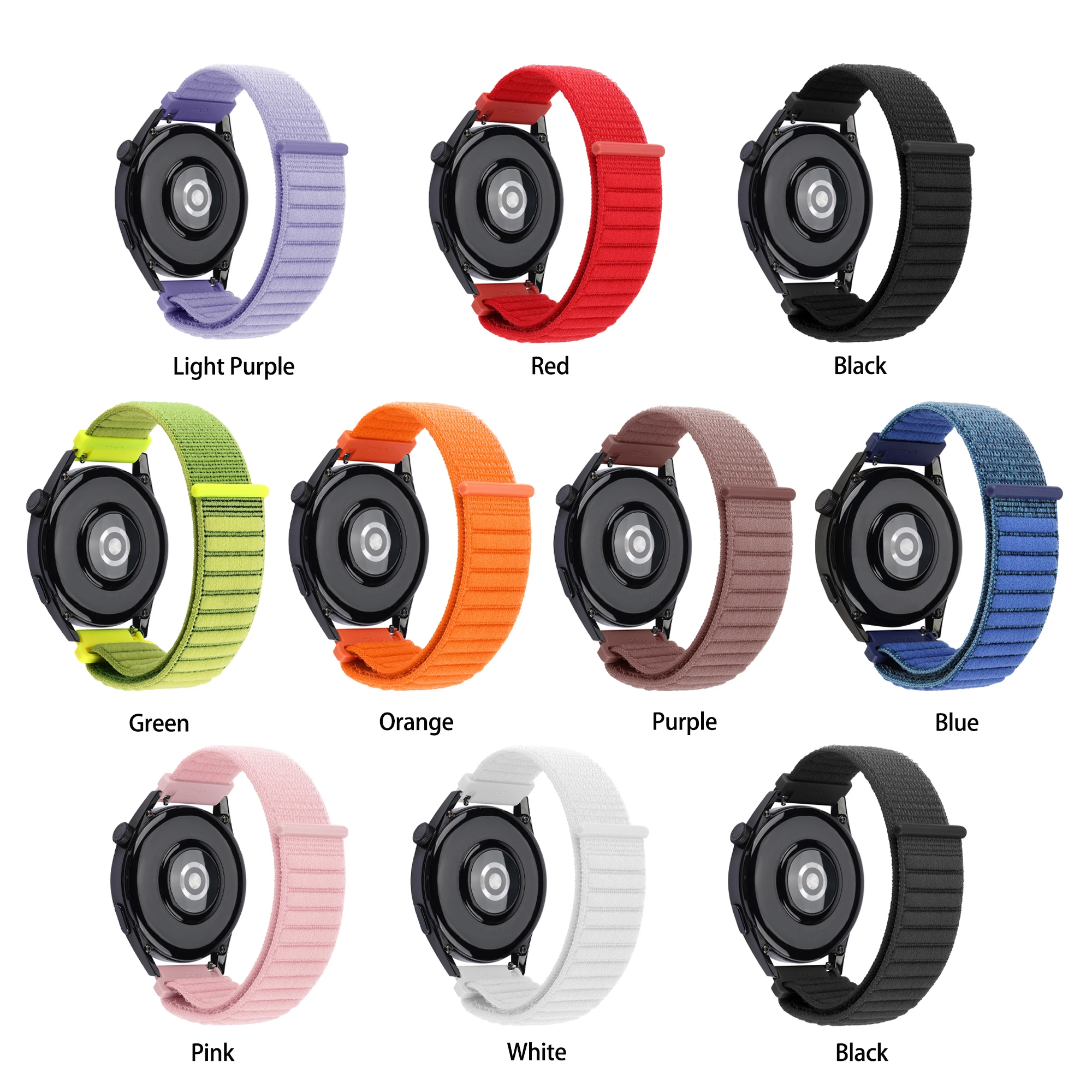 Nylon Velcro Strap - 20mm Wristband Replacement