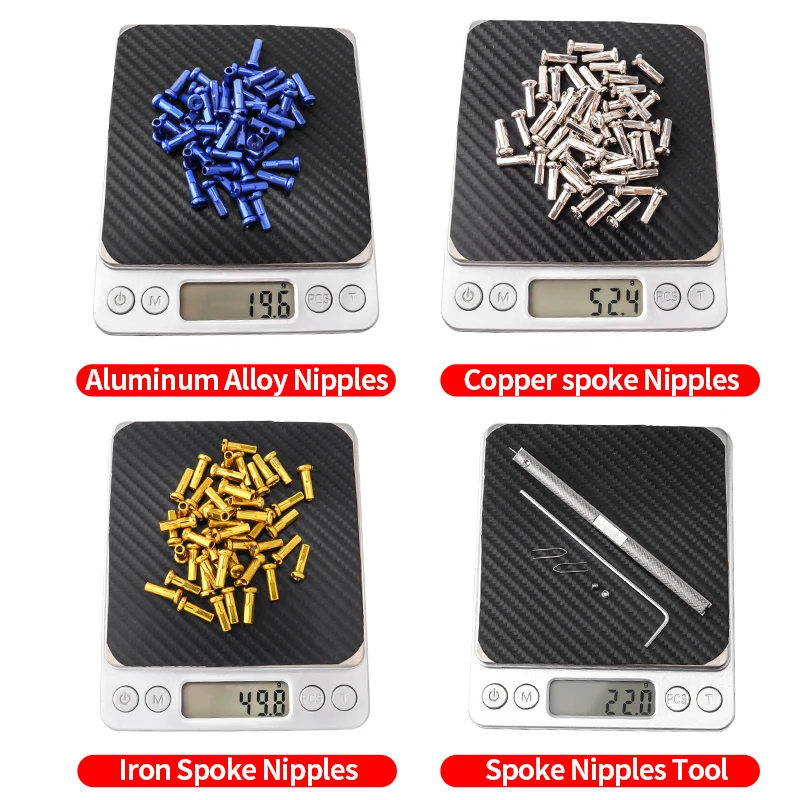 Bike spokes nipples 50pcs spoke nipples bike wheel end tips caps