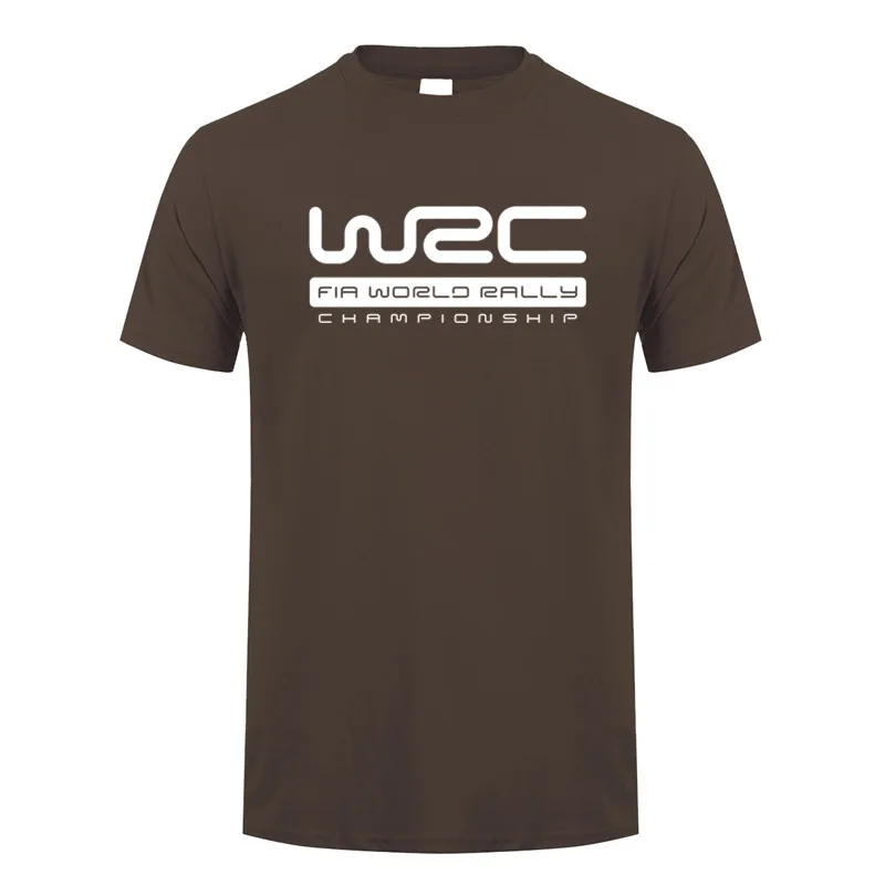 World Rally Championship WRC T Shirts Fashion Men Summer Short Sleeve Cotton Mans Tshirt LH-460 2