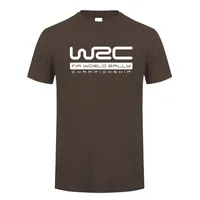 World Rally Championship WRC T Shirts Fashion Men Summer Short Sleeve Cotton Mans Tshirt LH-460 2