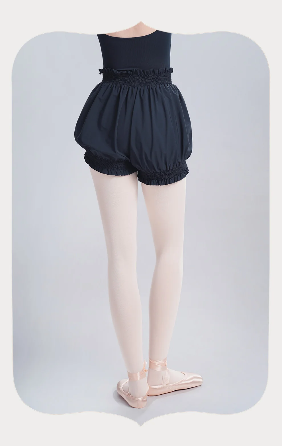 Damen High Waist Flower Bud Kurze Hosen Tanzshorts Erwachsene Ballettshorts Sicherheitshosen – Detail 17