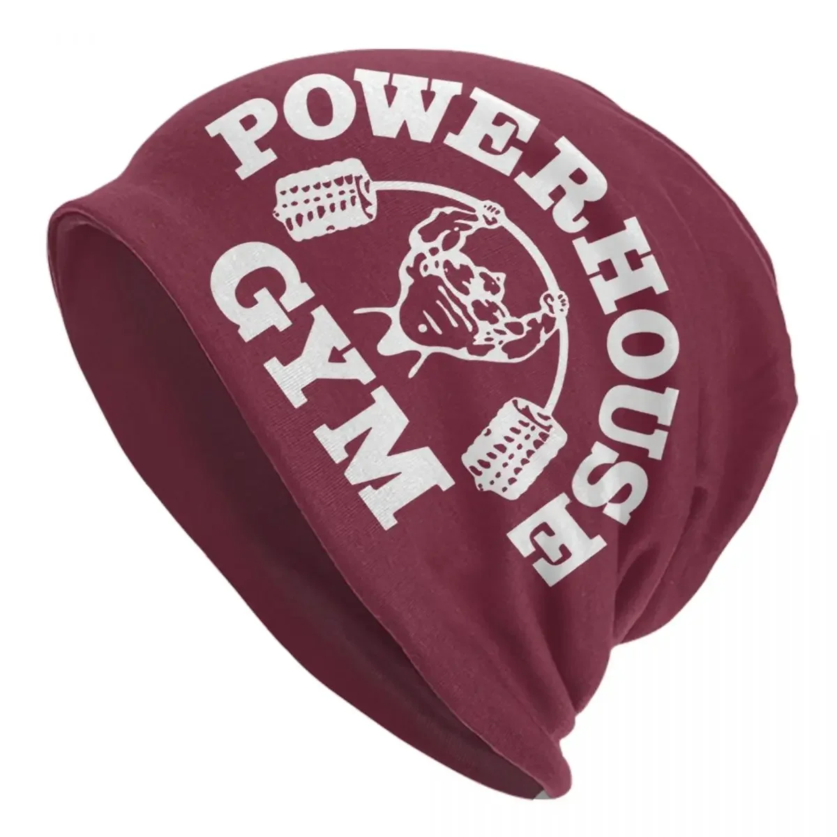 

Powerhouse Gym Skullies Beanies Caps Women Unisex Street Winter Warm Knitted Hat Adult Bodybuilding Fitness Muscle Bonnet Hats