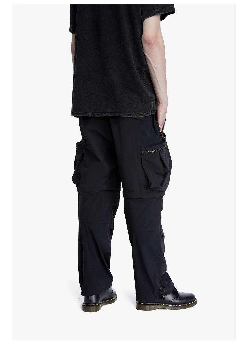 Reindee Lusion 23ss 208 2-in-1  detachable patchwork color block pants dwr coating multiple pockets techwear gorpcore warcore