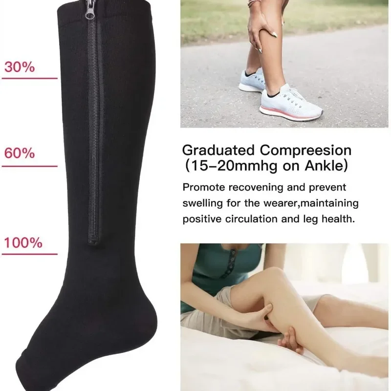 Zipper Compression Support Socks 3
