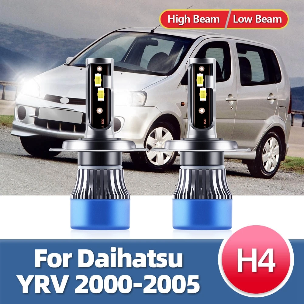 

Roadsun White LED Car Headlights Bulbs 15000LM Auto Light 12V 24V Lamps Bright For Daihatsu YRV 2000 2001 2002 2003 2004 2005
