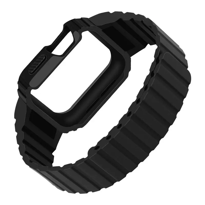 Magnetic Sport Silicone Strap with Protective Case