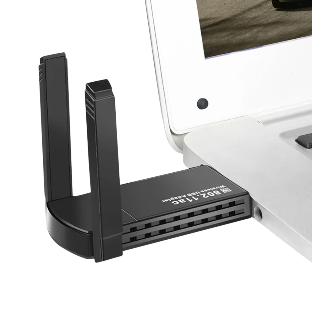 WiFi 6 USB Adapter Network Card Dual Band 2.4G/5GHz USB3.0 Wifi Dongle Receiver 1800Mbps for Desktop PC