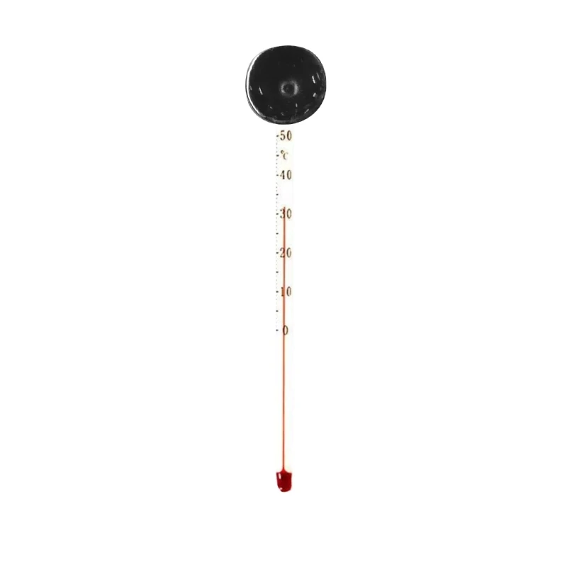 

Internal Fish Easy-To-Read Sucking Cup Thermometer Stick Aquarium Thermometer Thermograph Accurate Thermometer