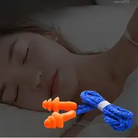 Noise Reduction Rate 25db Soundproof Earplugs Ergonomic Design Swimming And Water Sports Noise Reduction Sleep Earplugs Washable 2