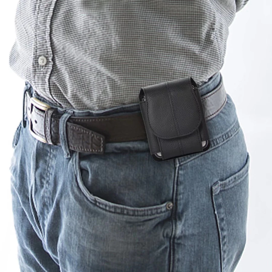 Per Moto Razr 40 (Razr 2023) Marsupio Per Moto Razr 40 Ultra (Razr +) Custodia Per Clip Da Cintura In Vera Pelle