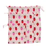 Pet Toys & Snacks Storage Cotton Linen Fabric Pouch Drawstring Bag Cute Kids Travel Cloth Shoes Storage Bag Makeup Case Gift Bag 5