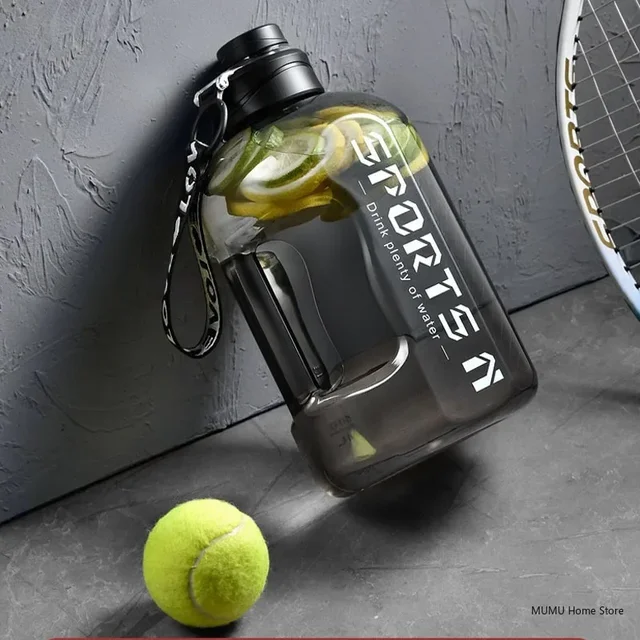 1L UP To 5L Large Capacity Bicycle Water Bottle Fitness BPA FREE Scale Drink Bottle for Men Gym Cycling Camping Water Bottle Cup